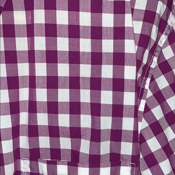 Violet JCrew gingham shirt - Picture 3 of 3